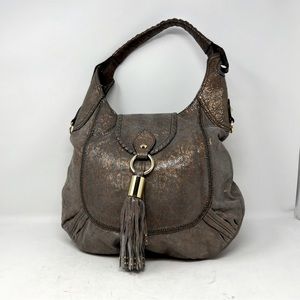 ❤️OR by Oryani Anaconda Tassel Copper Hobo Bag in EUC.